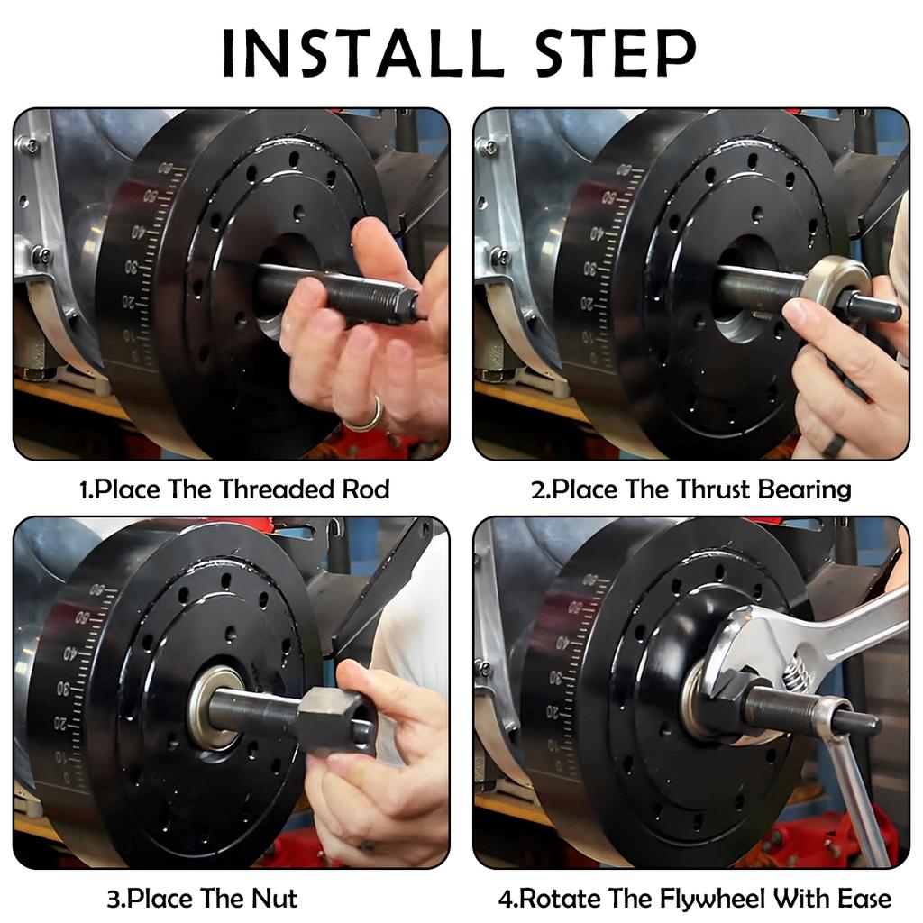 Harmonic Balancer Installation Tool 5/8" 7/16 -16 For Chevy SBC BBC Engine 66515 Installer Installation Tool Replacement