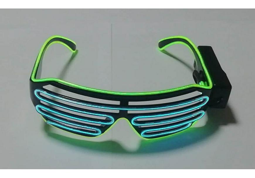 LED Party Blinds: Flashing Music Glasses for Clubbing and Atmosphere