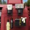 Porta-copos de Encosto de Cabeça de Carro com Gancho Suporte Suspenso para Banco Traseiro de Carro Suporte para Telefone Porta-Bebidas Acessórios Interiores Automotivos