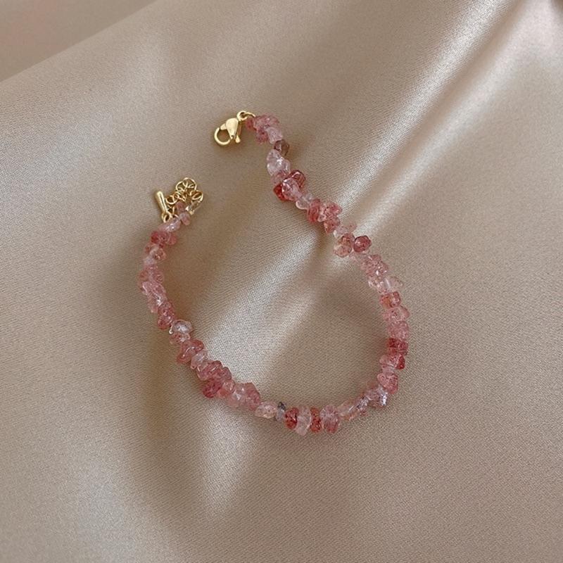 Women's Baroque Tourmaline Bracelet Natural Stone Handmade Jewelry Portable Accessory for Party or Wedding Gifts