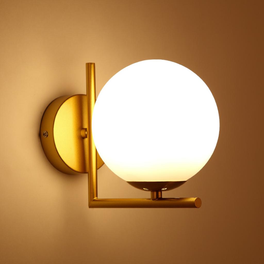 New Elegant and stylish Nordic gold and black wall lamp - perfect for a brief bedroom and study. Modern, simple bedside lights w