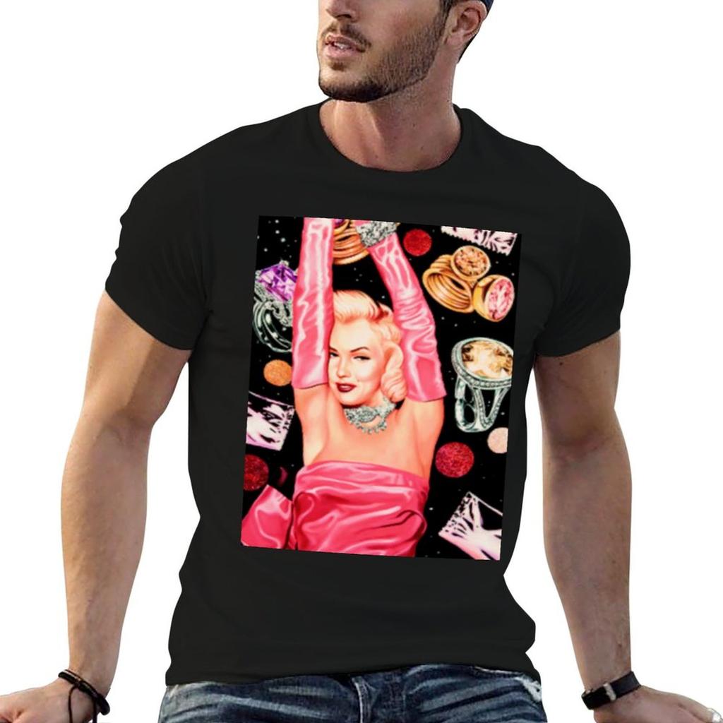Glittery Marylin Tshirt Quick Dry Training Short Sleeve Tee