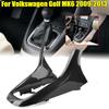 5K0863680 Moldura da Console Central Estilo Fibra de Carbono Painel da Alavanca de Câmbio Moldura de Acabamento Peças Automotivas Para Volkswagen VW Golf MK6 2009-2013