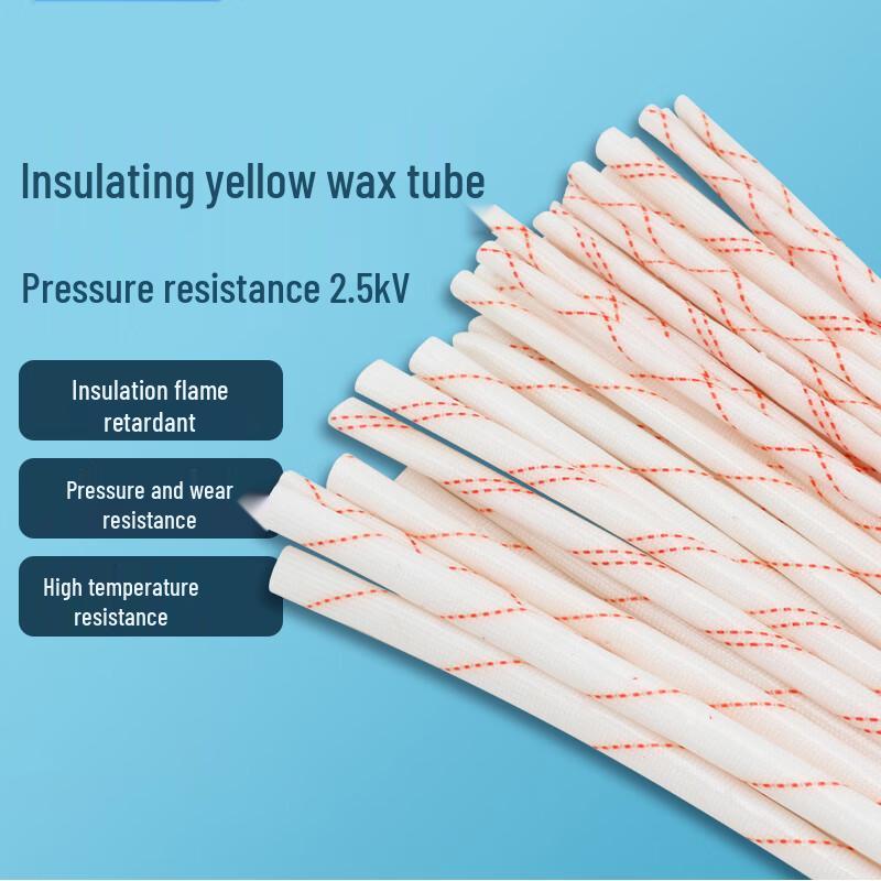 Green Agreement Flame Retardant Yellow Wax Insulating Tube