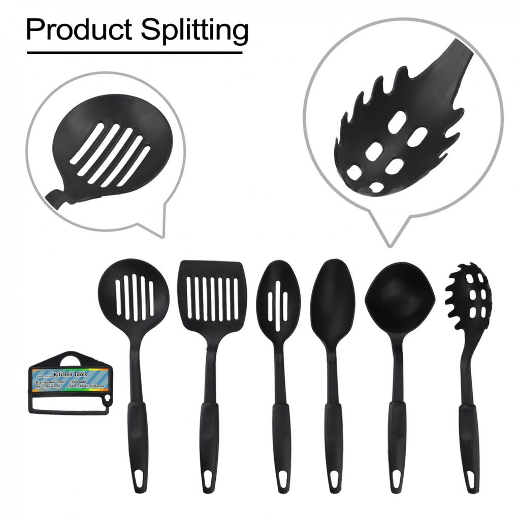 6Pcs/Set Kitchen Utensils Non-Stick Baking Nylon-Cooking Tools For-Baking Frying