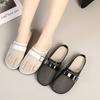 Summer Outer Wear Mesh Breathable Bag Head Half Slippers Women's 2025 New One-pedal Lazy Shoes Soft Sole Comfortable Single Shoes
