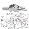 Water Inlet Kit Coolant Thermostat Housing 16333-10011 1633311190 1633310011 For Toyota Corolla Sprinter Tercel
