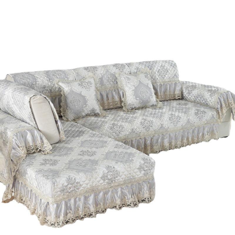 European Sofa Cushion Non-Slip Four-Season Universal Fabric Simple Modern Jacquard All-Inclusive Sofa Cover Backrest Cushion