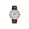 Carson Serie Quarzwerk Wasserdicht Datumsanzeige Römische Zifferblatt Business Retro Uhr Herrenuhren Silber T122.417.36.033.00
