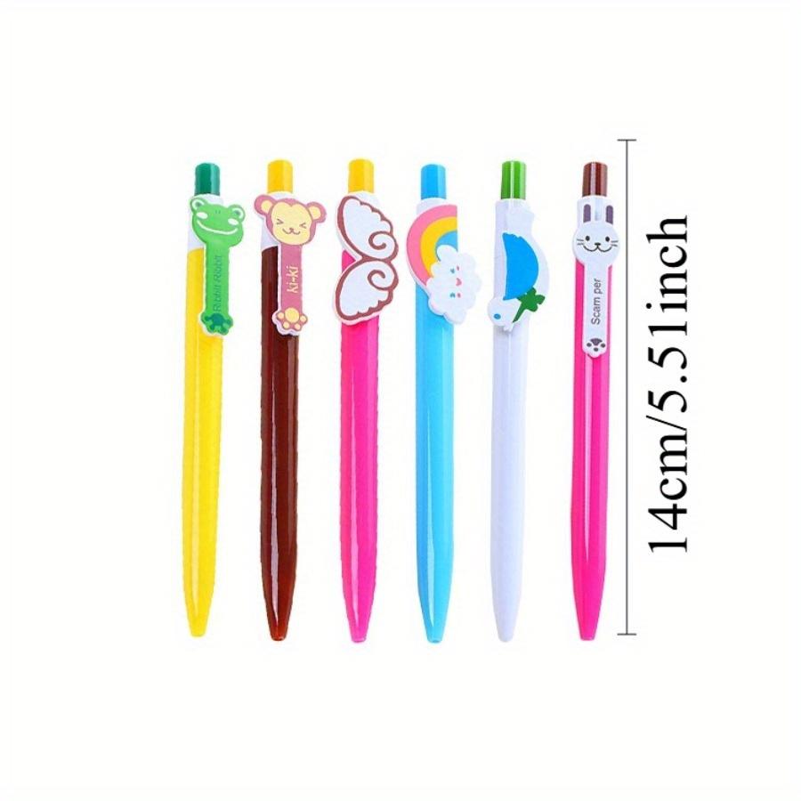 36 PCS Novelty Rainbow Wings Retractable Ballpoint Pen 0.5mm Blue Student Appreciation Gifts for Teachers Birthday Party Office Coworker Pen Supplies