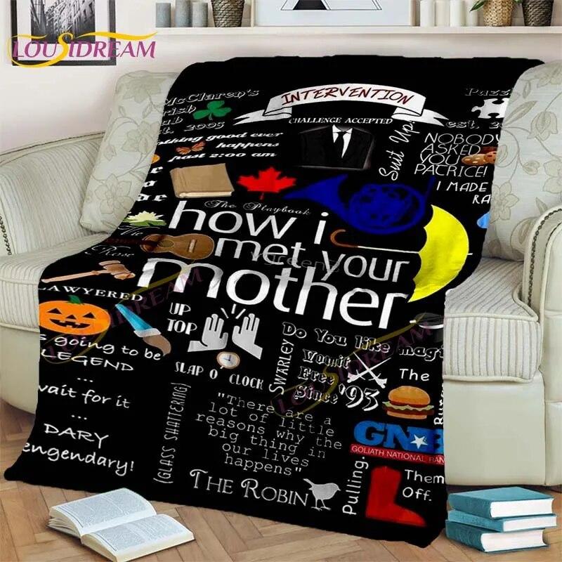 

Одеяло для ТВ-шоу «Как я встретил вашу маму», семейное одеяло, фланелевое одеяло для кровати, гостиной, дивана, одеяло для отдыха, детское одеяло