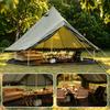Oxford Bell Tent for Family Camping - Spacious 13.1ft Yurt with Stove Jack, Glamping Tents for 4-8 People, 4 Season Oxford Hot Tent Shelter Green