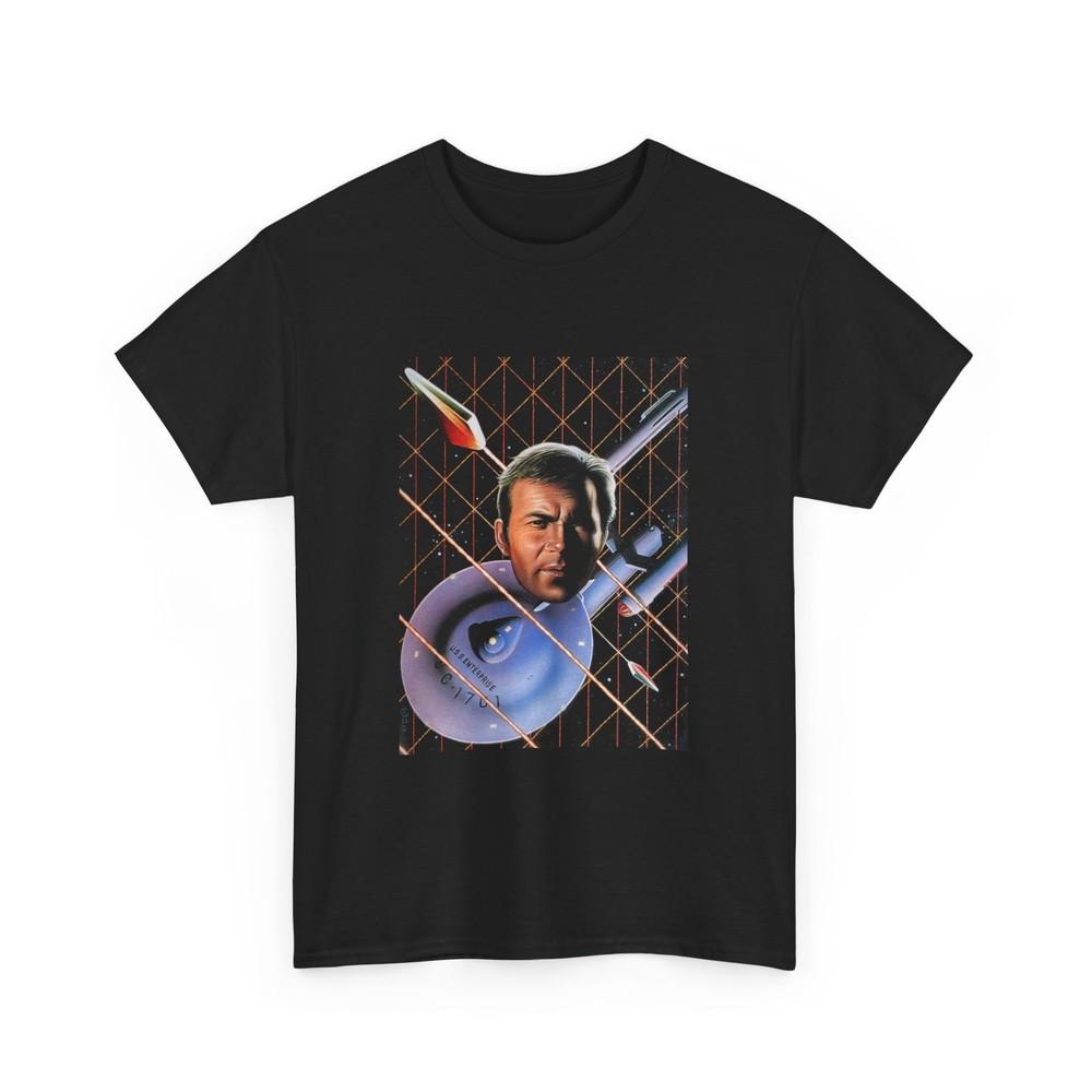 1980s star trek book cover illustration tshirt