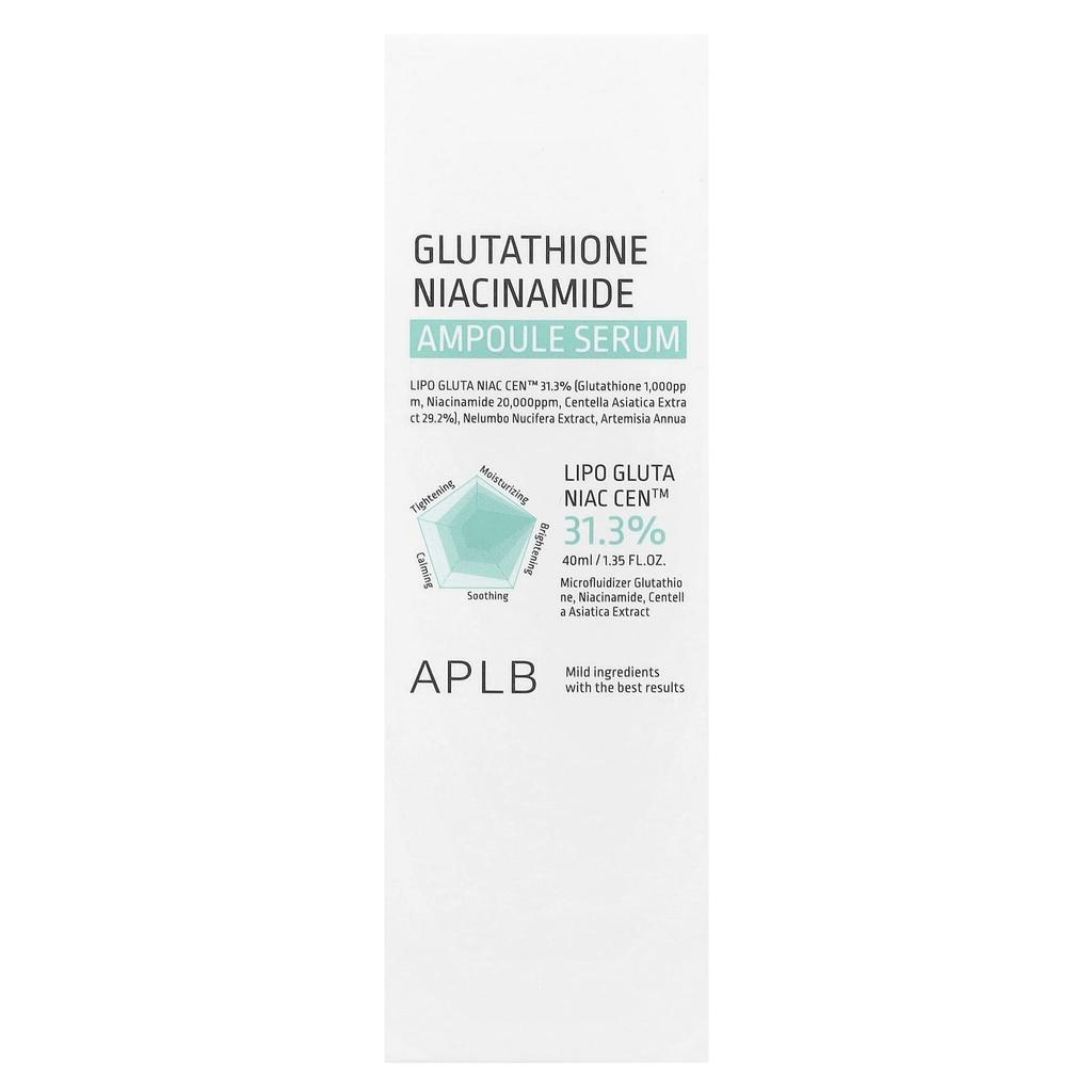 Glutathione Niacinamide, Ampoule Serum, 1.35 Fl Oz (40 Ml)