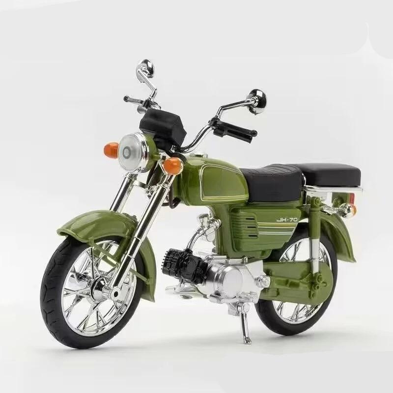 1:10 Jialing Jh-70 Modell Spielzeugmotorräder Metall Druckguss Sound Licht Stoßdämpfung Mini Motorräder Geschenke gray