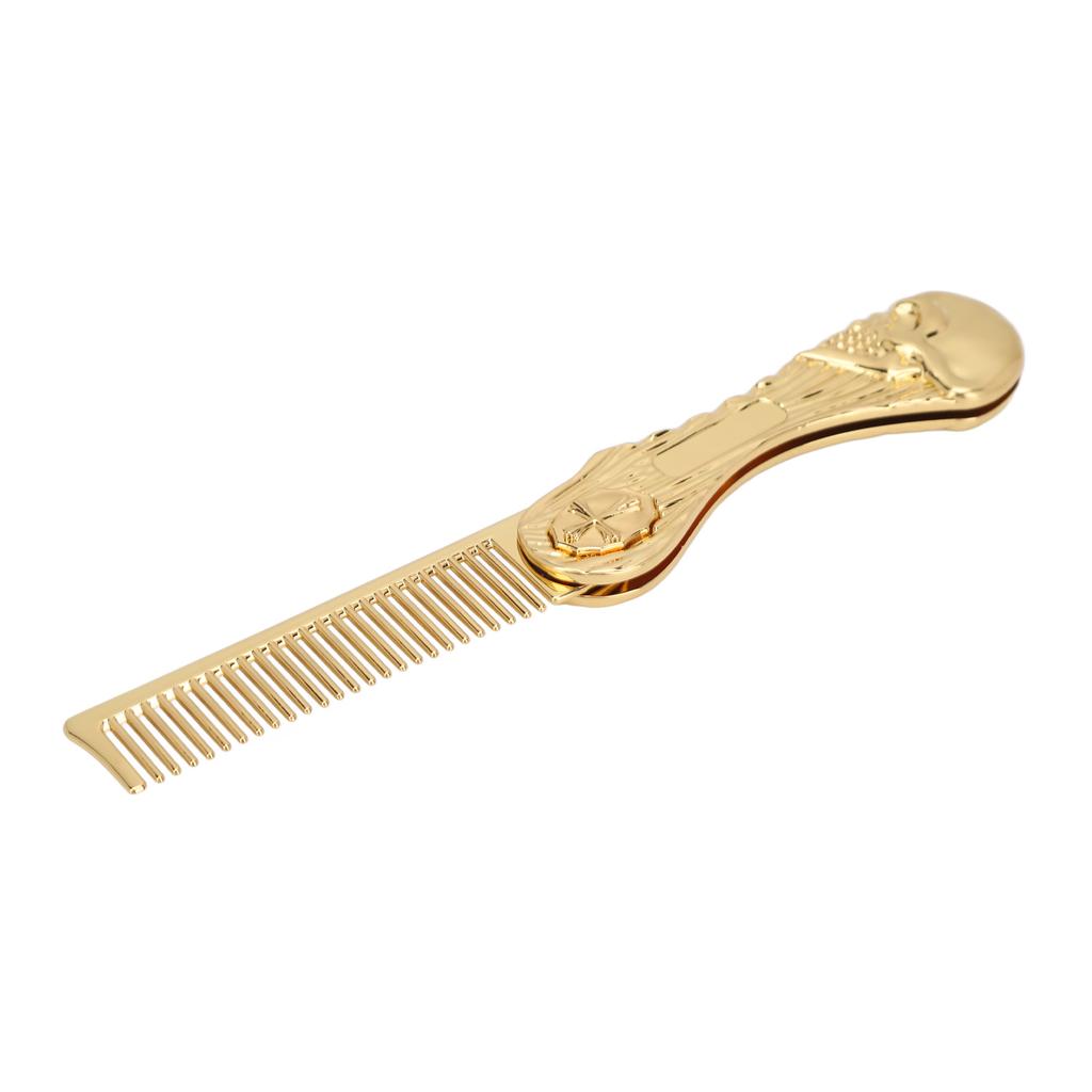 Foldable Hairstyling Brush Zinc Alloy Prevent Static   Oil Hair Comb Hairdressing Comb