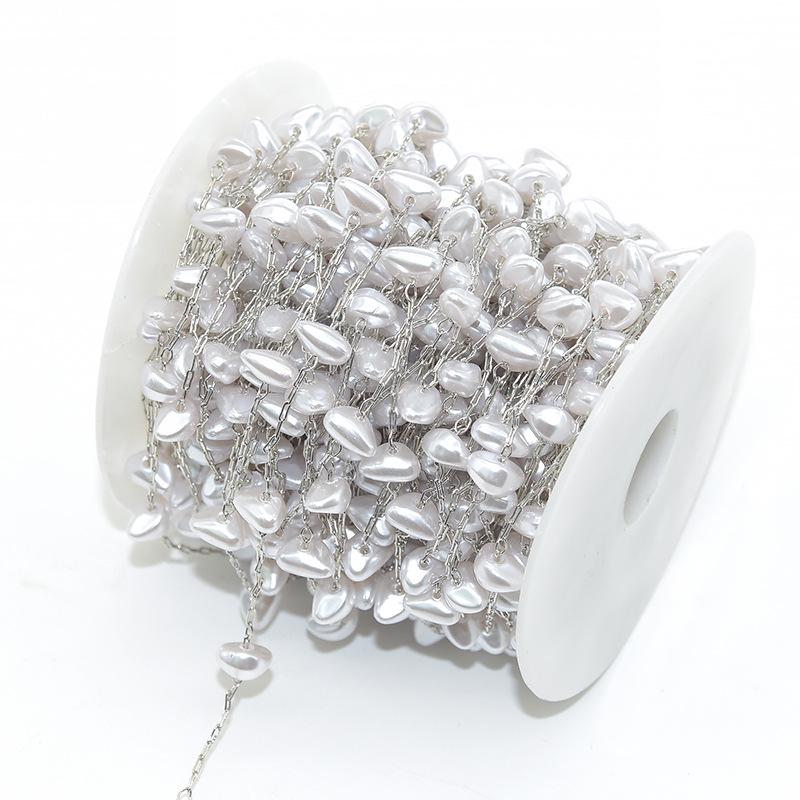 

Цепочки из жемчуга с медным покрытием ручной работы для украшений и аксессуаров для очков