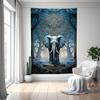 Elephant series room wall tapestries animal tapestries planet tapestry background fabric bedside wall tapestry carpet