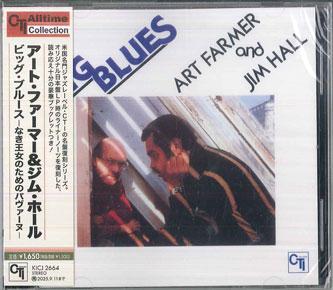 

CD ART FARMER, JIM HALL - Big Blues KICJ2664 KING 2025 Japan Jazz