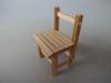 Cobaanii Mokei Kobo Memories Alley Series Showa School Series Wooden Desk and Chair Set of 2 Assembly Kit 1/12 OY-001