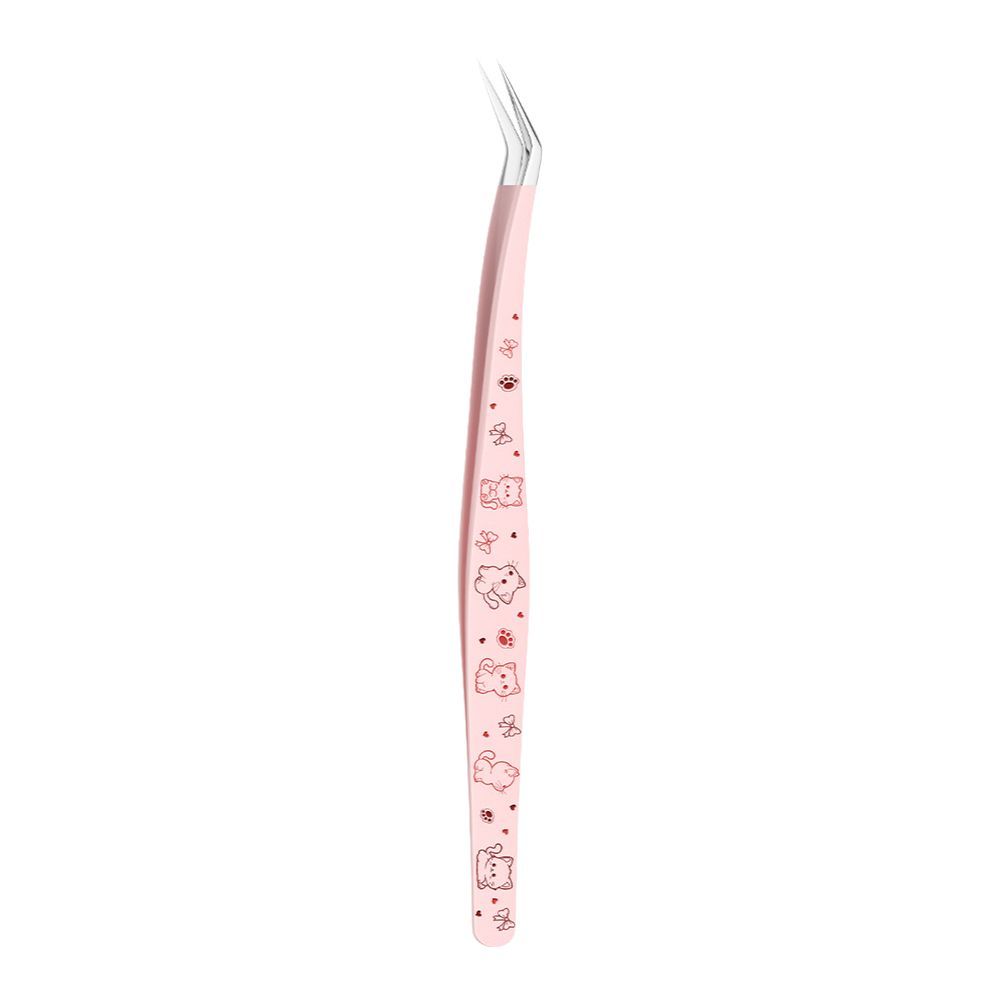 Stainless Steel Scrapbook Tweezers High Precision Lash Extension Tweezer  Eyelash Extension