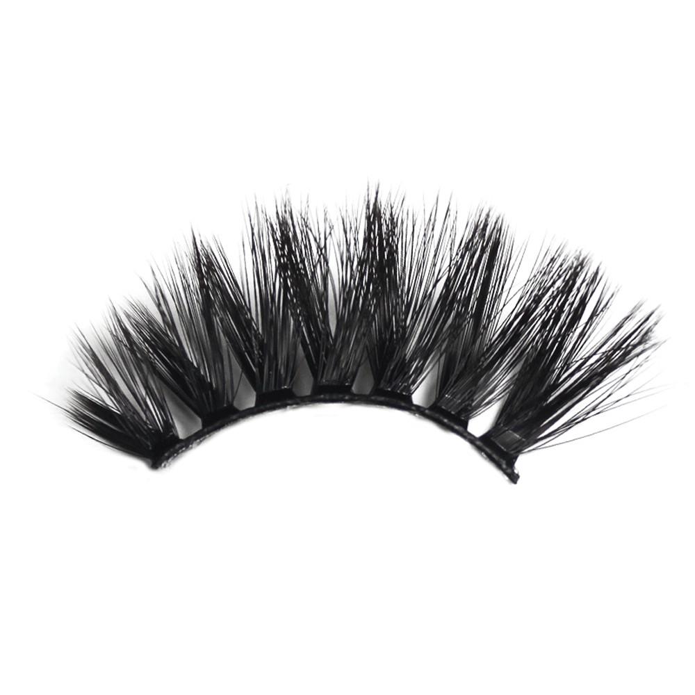 (brisand) 3 Pairs 3D Long False Eyelashes Makeup Natural Fake Thick Black Eye Lashes