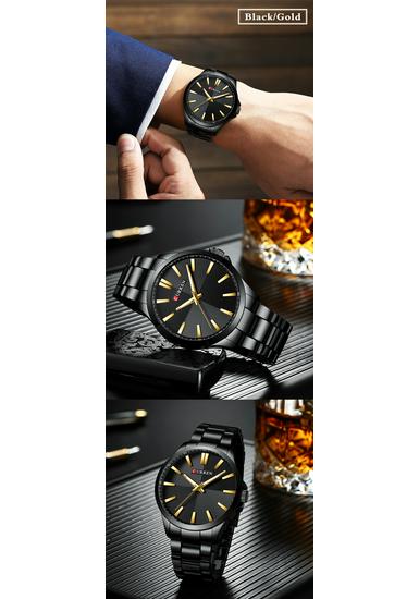 CURREN 8322 Men's Waterproof Large Dial Casual Fashion Watch