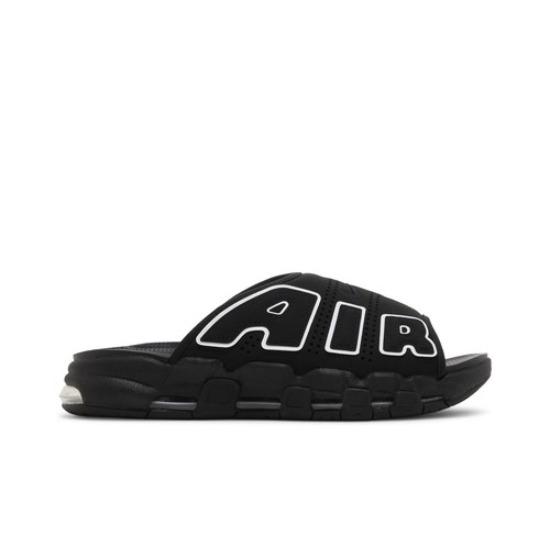 Nike Klapki Air More Uptempo Czarno-Szara Podeszwa Męskie DV2132-001