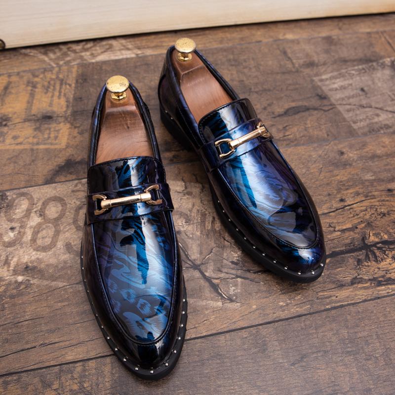 Fashion 2025 Brand Leather Men Shoes Luxury Design Daily Casual Slip on Men Loafers Comfortable Office Wedding Dress Shoes for Men
