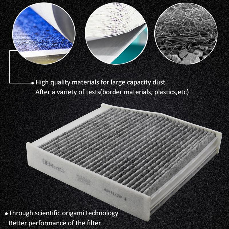 Pentru Mercedes-Benz A/B/GLA-Class CLA W246 W242 W176 C117 X156 X117 A180 A200 A250 A45 B180 Filtru de aer habitaclu 2468300018 2468300118