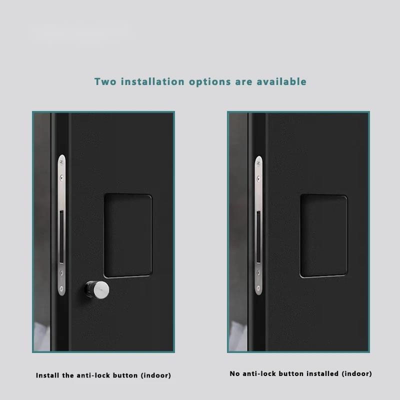 Invisible Door Lock Door Handle Double-sided Handleless Indoor Wooden Door Special Door Handle Magnetic Silent Secret Door