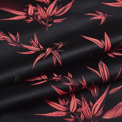 150cm Breite Bambusblatt Brokat Jacquard Stoff Mahagoni Möbel Kissen Kissen Tischflagge Verpackungsbeutel Stoff