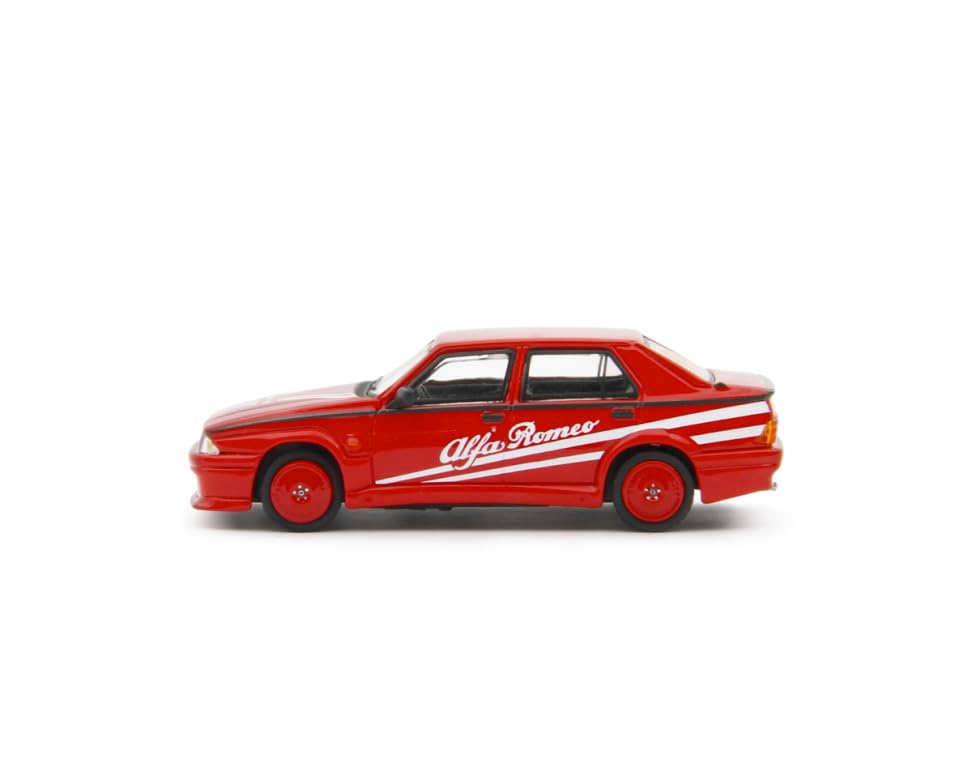 LAUDORACING Alfa Romeo 75 Turbo Evoluzione 1987 Red Decal Alfa 75 Turbo Evoluzione 1987 Rosso Loud Racing 1/64 1.8i