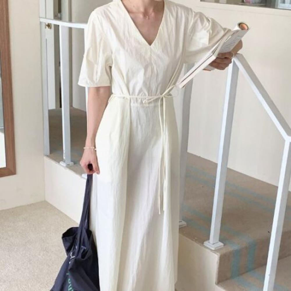 Rellawear Moist Cotton Puff Dress 2color Yl250534