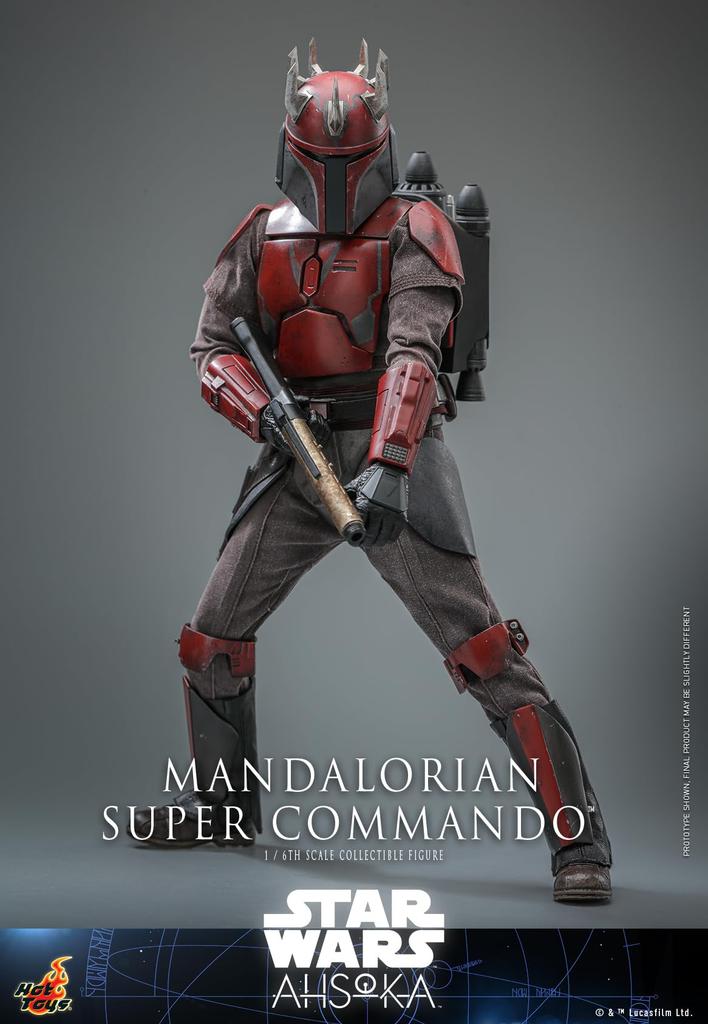 Television Masterpiece Star Ahsoka Mandalorian Super Commando Scale Figure Wars 1/6