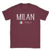 Milan Italy  TShirt  Trending T Shirts ShortSleeved YK Fun Tshirt Summer Cotton Plus Size XL Tees