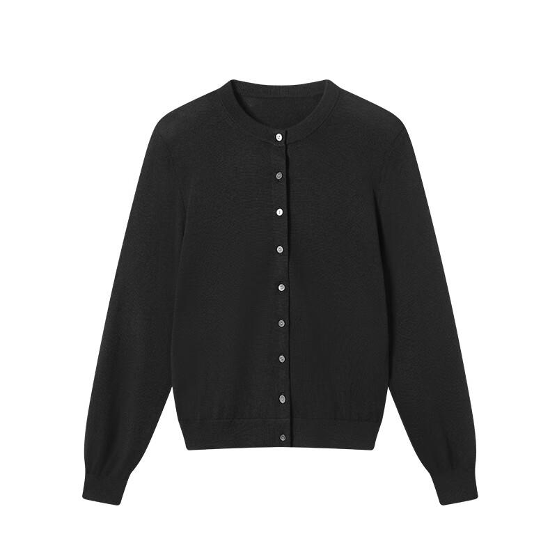 Jingdong Jingzao Damen 100% Wolle Strick-Cardigan-Jacke