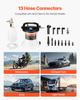 VEVOR Brake Bleeder Kit, 3L Brake Fluid Extractor with 1L Siphon Refilling Bottle & 13 Hose Connectors
