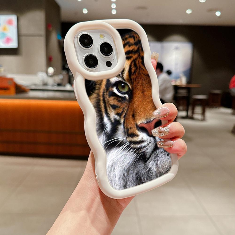 Ae99 Tigers Lion Love Design Art Protective Phone Cases for Samsung S23 S24 Ultra A15 A55 A14 A13 A25 A54 A51 A04s S20 FE Big Wave TPU Back Cover