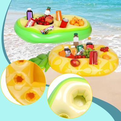 Inflatable Floating Drink Holder PVC Floating Bar for Beach Swimming Pool