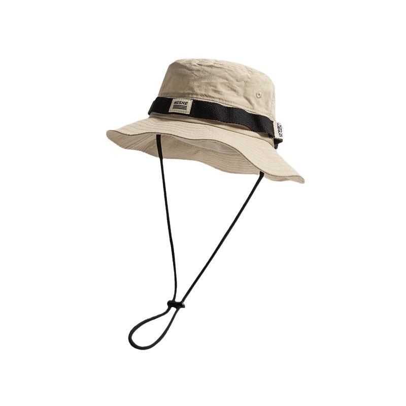 New Bucket Hat Summer Outdoor Camping Sunshade Sun Protection Hat Trendy Men and Women Versatile Fishing Wide Brim Hat Trendy