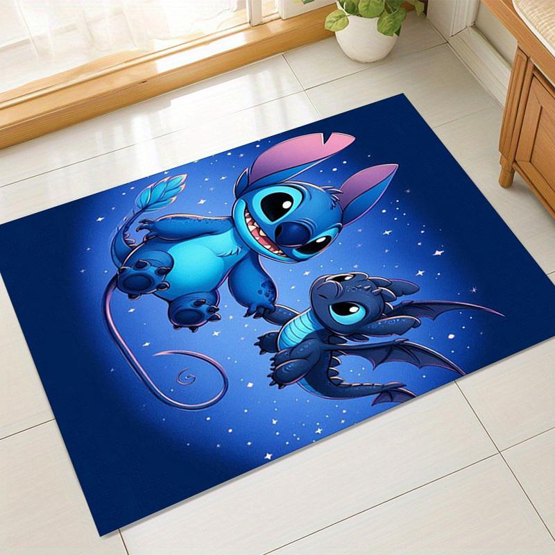 

1pc. Cute Stitch and Dragon Design Rug - Perfect for Home, Office, or Outdoor Use - Ideal Gift Ideaz0414266 60cm by 90cm