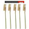 Iron Handle Wire Brush for Cleaning and Rust Removal - Bent Head, Stainless Steel, Nylon, Mini Size
