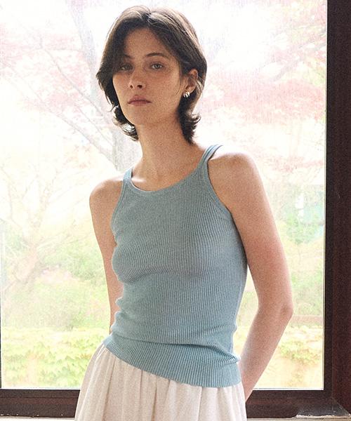 ANGELO BIANCO Arin Sleeveless Top_Sora