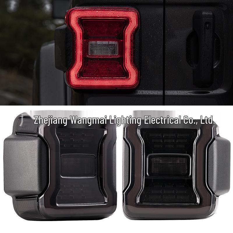 LED Taillights for 2018-2021 Jeep Wrangler JL - Smoked Black