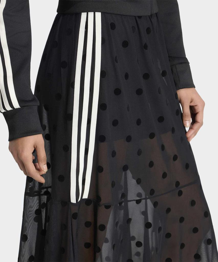 ADIDAS Sheer Polka Dot Skirt - Black / Kv1177