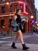 Women's Slim-Fit Sleeveless Knit Vest with Half-High Collar