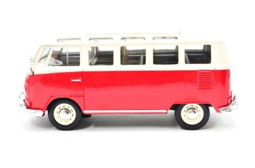 Maisto 1:24 SE VW Van Samba Red/White