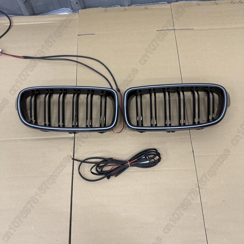 New Design 2013-2018 For BMW 3 Series F30 F31 320li 325i 328i 335i Front Luminous Grille Led Light Racing Grille Gloss Black LED