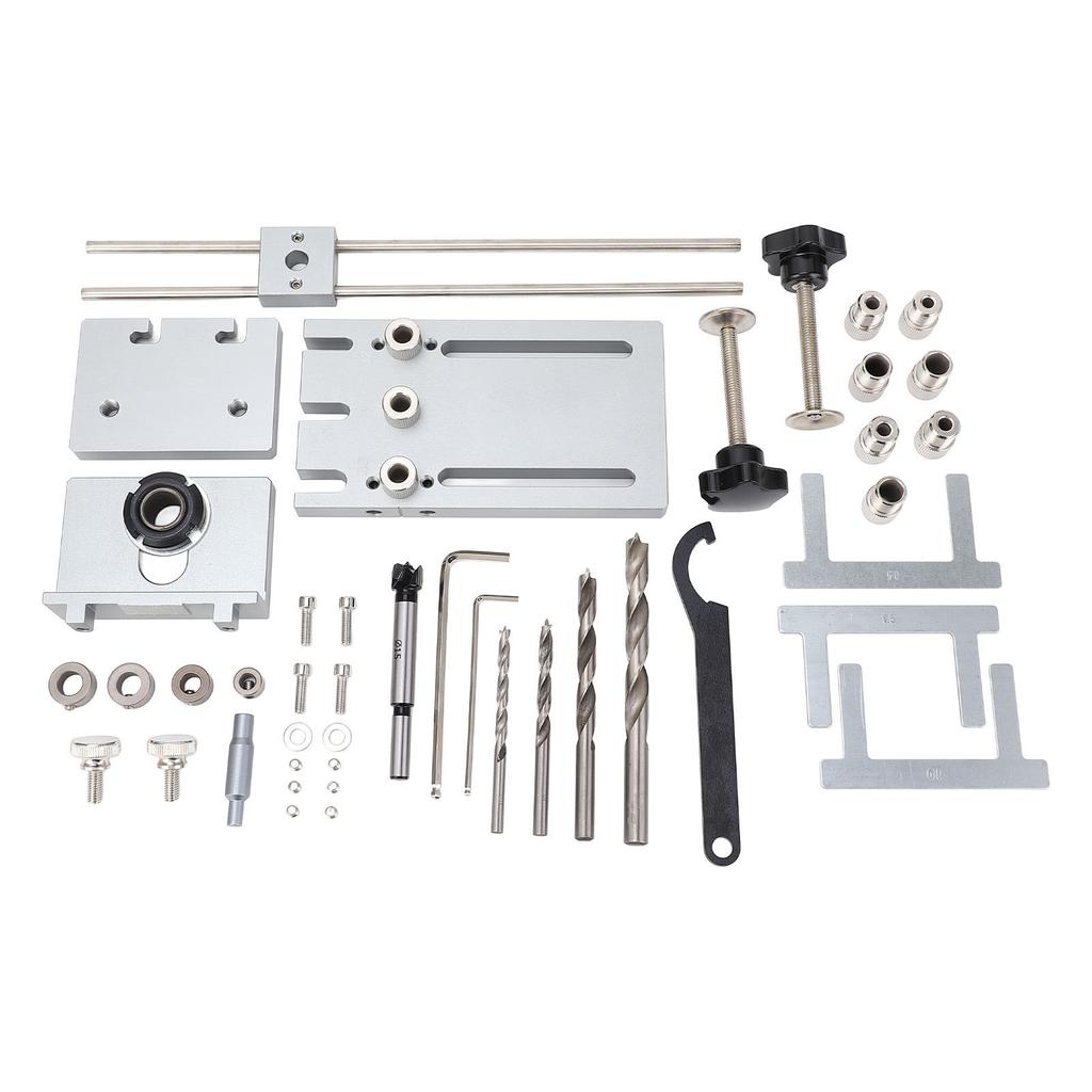 Dowel Jig Kit 5 6 8 10mm Drill Sleeves Adjustable Quick Release Self Centering Drill Locator Kit